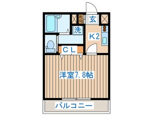 米ヶ袋ベルサンテの物件間取画像